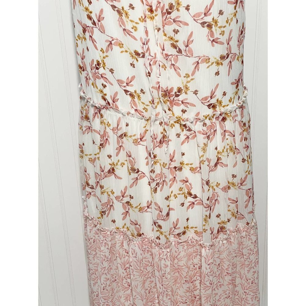 Anthropologie‎ Drew Naomi Tiered Maxi Dress Floral Boho Chiffon Size Small - Picture 5 of 16